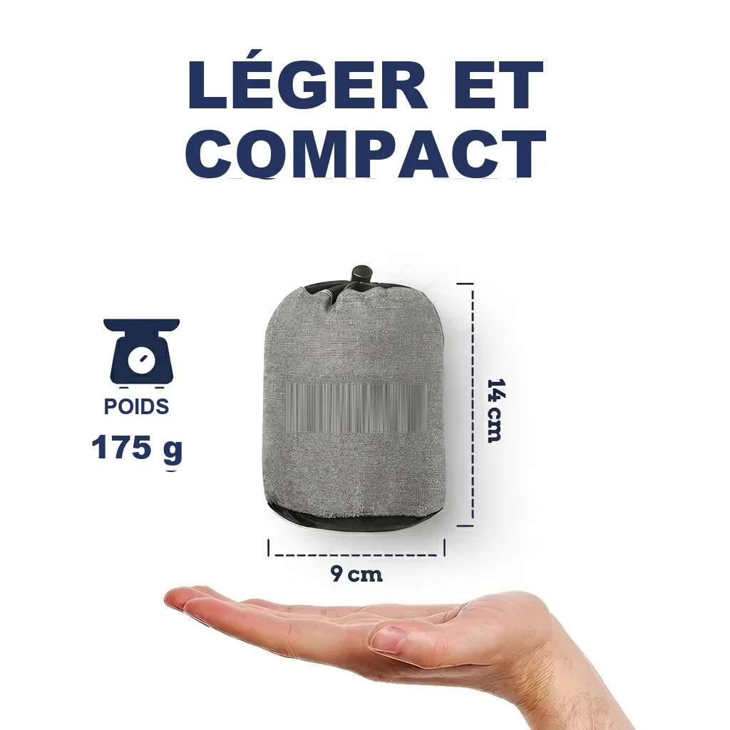 Leger et compact : 175 g, taille d'une canette