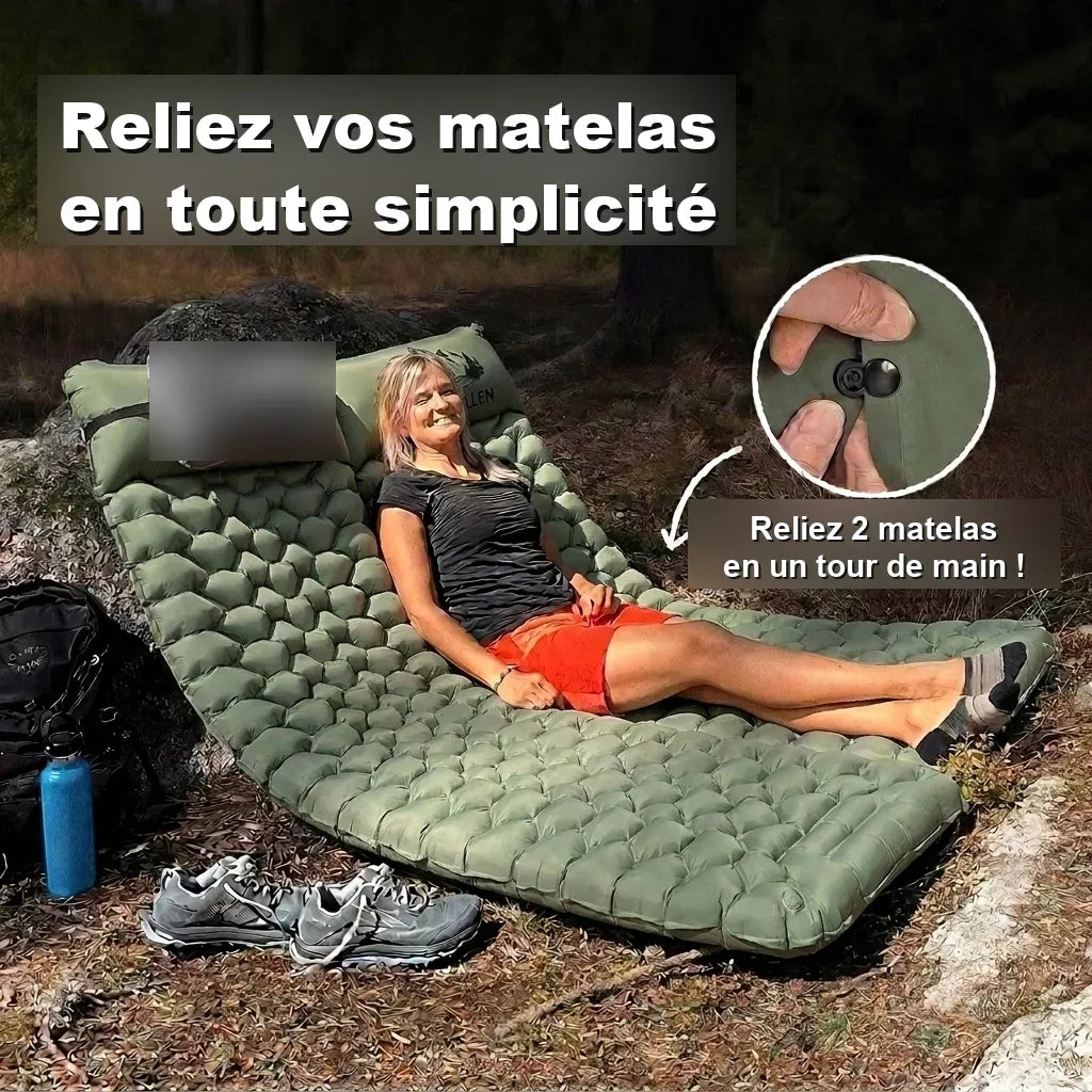 Reliez deux matelas en un tour de main
