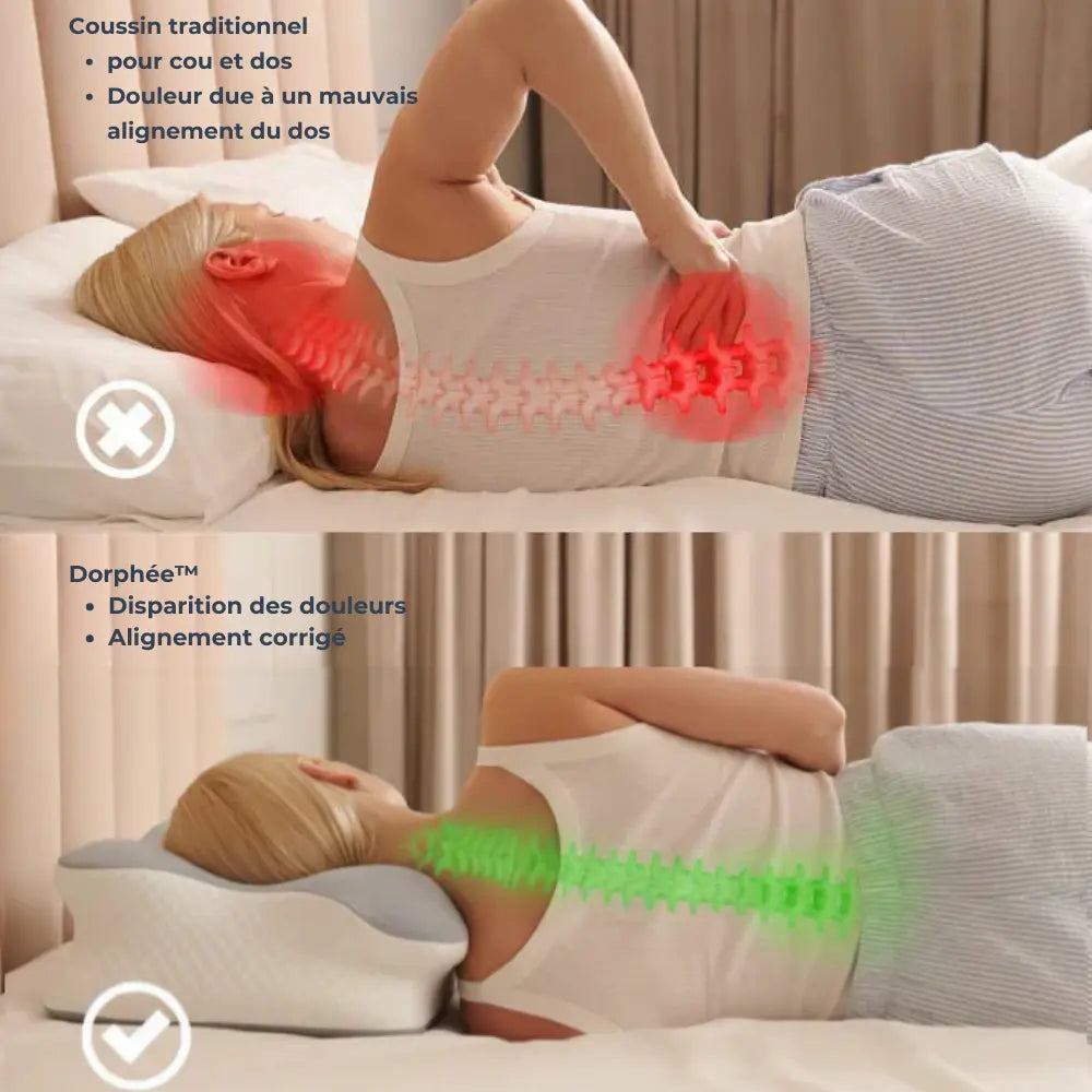 Dorphée™ - Oreiller ergonomique