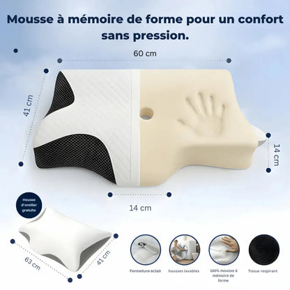 Dorphée™ - Oreiller ergonomique