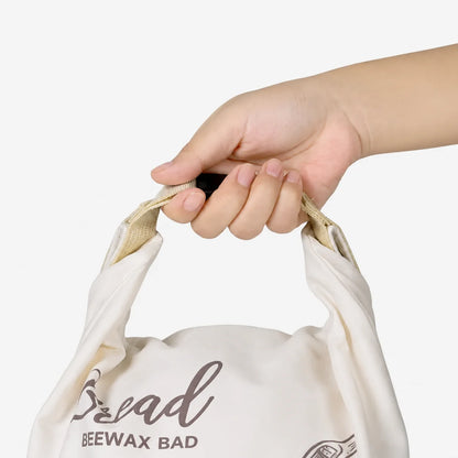Sac à pain en cire d'abeille écologique – 100 % coton