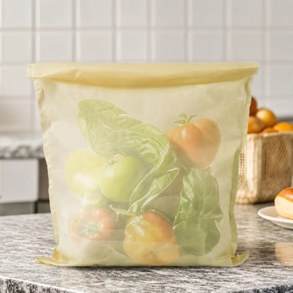 Sac à pain en cire d'abeille écologique – 100 % coton