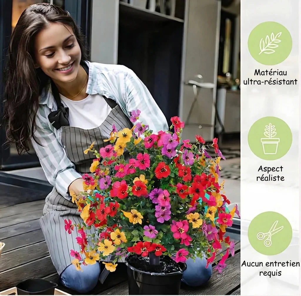 Fleurs artificielles d’extérieur