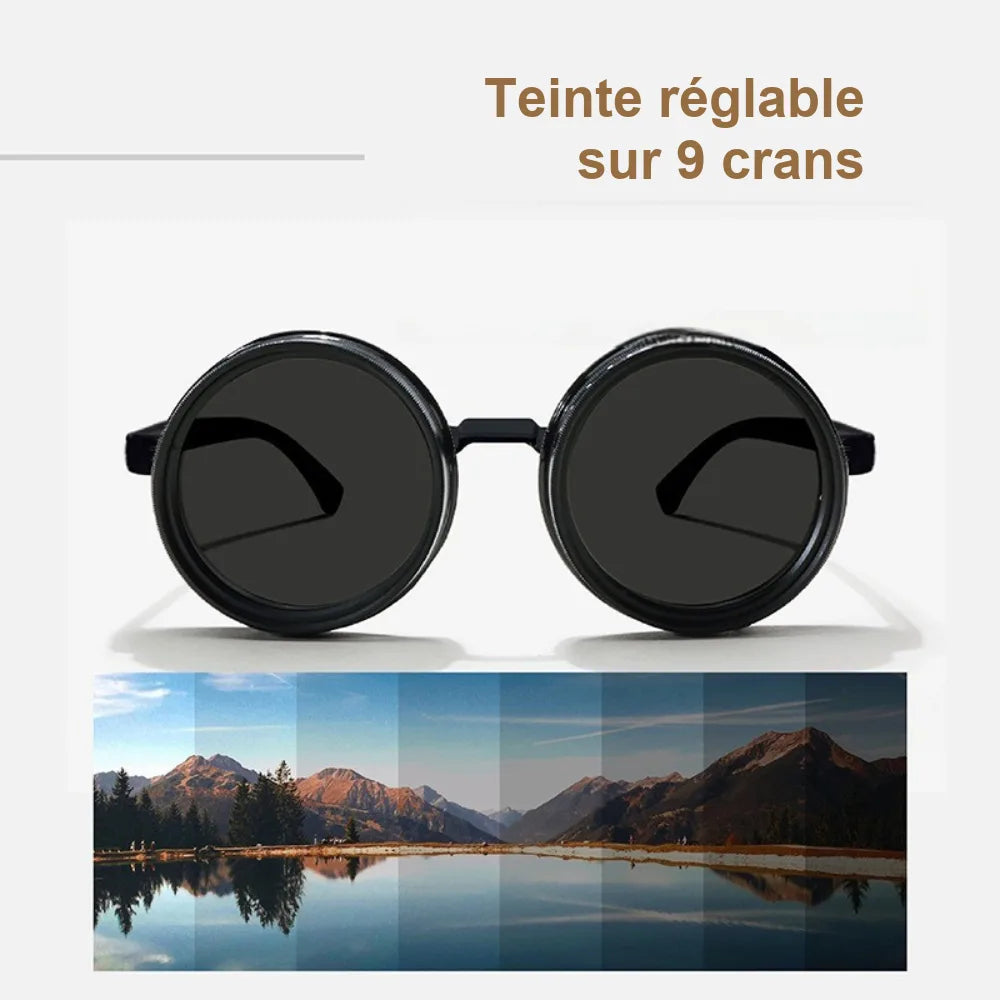 Filtre à teinte réglable sur 9 crans